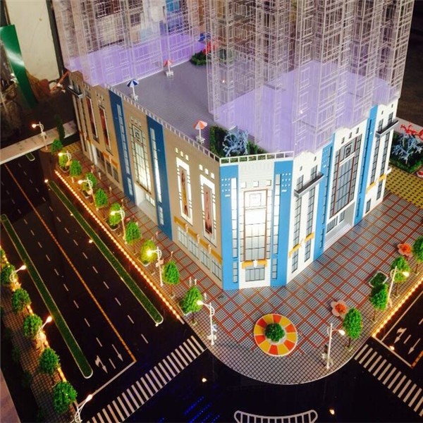 透明敦煌楼盘模型