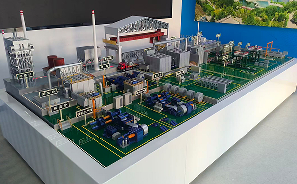 酒钢集团东铝厂-铝材生产线敦煌机械模型